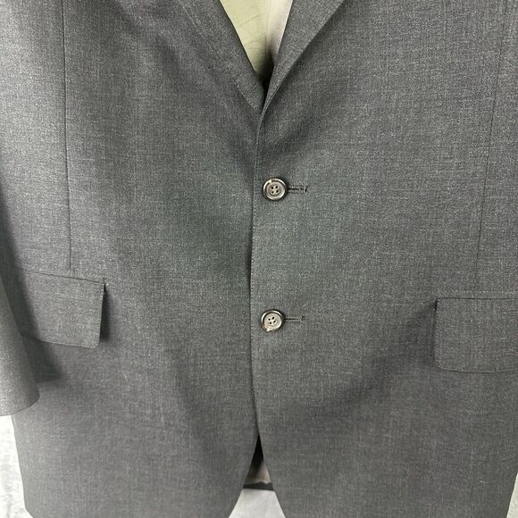 Vintage Polo University‎ Club Ralph Lauren Dark Gray Blazer Size 42 Measured - Picture 5 of 13
